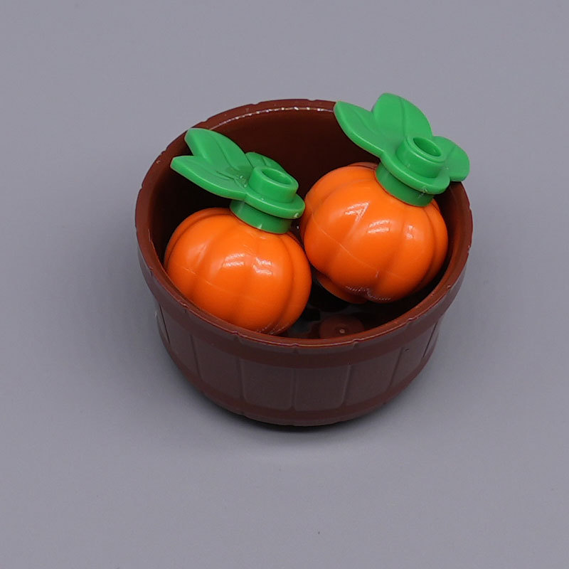 Citrouilles miniatures avec bol (2 pièces)