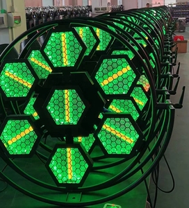 7晕六发光二极管像素灯效果DMX控制512背光发光二极管复古灯