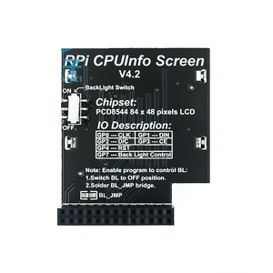<strong>CPU</strong> Info LCD screen 1.6 inches with backlight switch for <strong>Raspberry</strong> <strong>PI</strong> 3B+ - Product Image 2