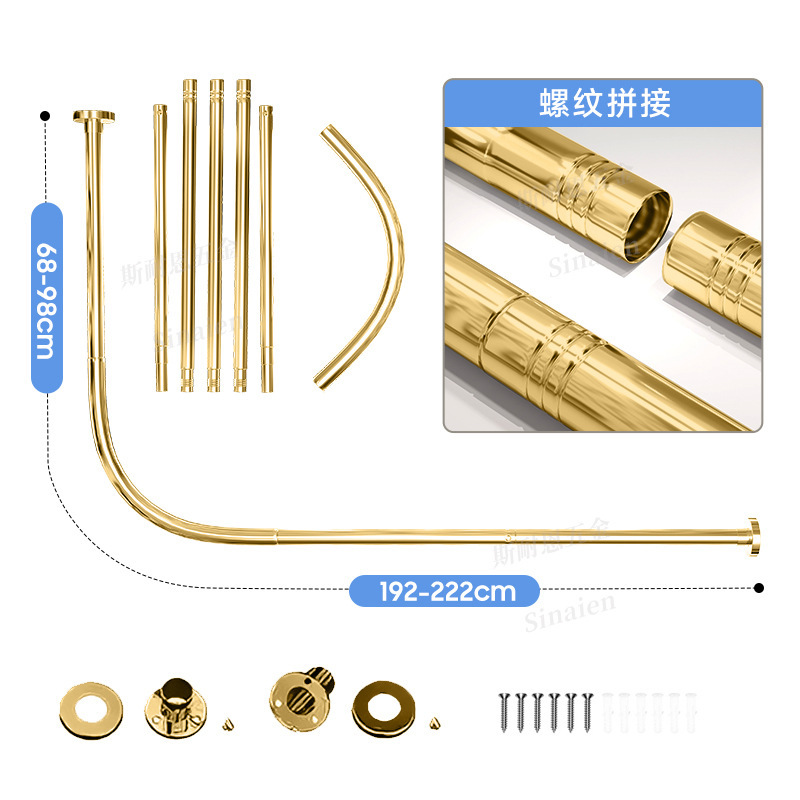 Golden-bathtub-l-shaped-6898 cm-192222 cm