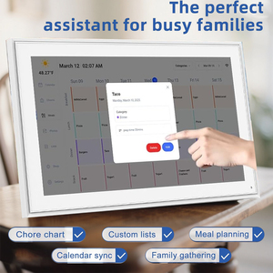 15.6 32 inch Android 14 Thông Minh Kỹ thuật số Tường Lịch hiển thị với màn hình cảm ứng 4 + 64GB Wifi MP3 âm thanh trẻ em 'nhắc nhở/đồng hồ - Product Image 5
