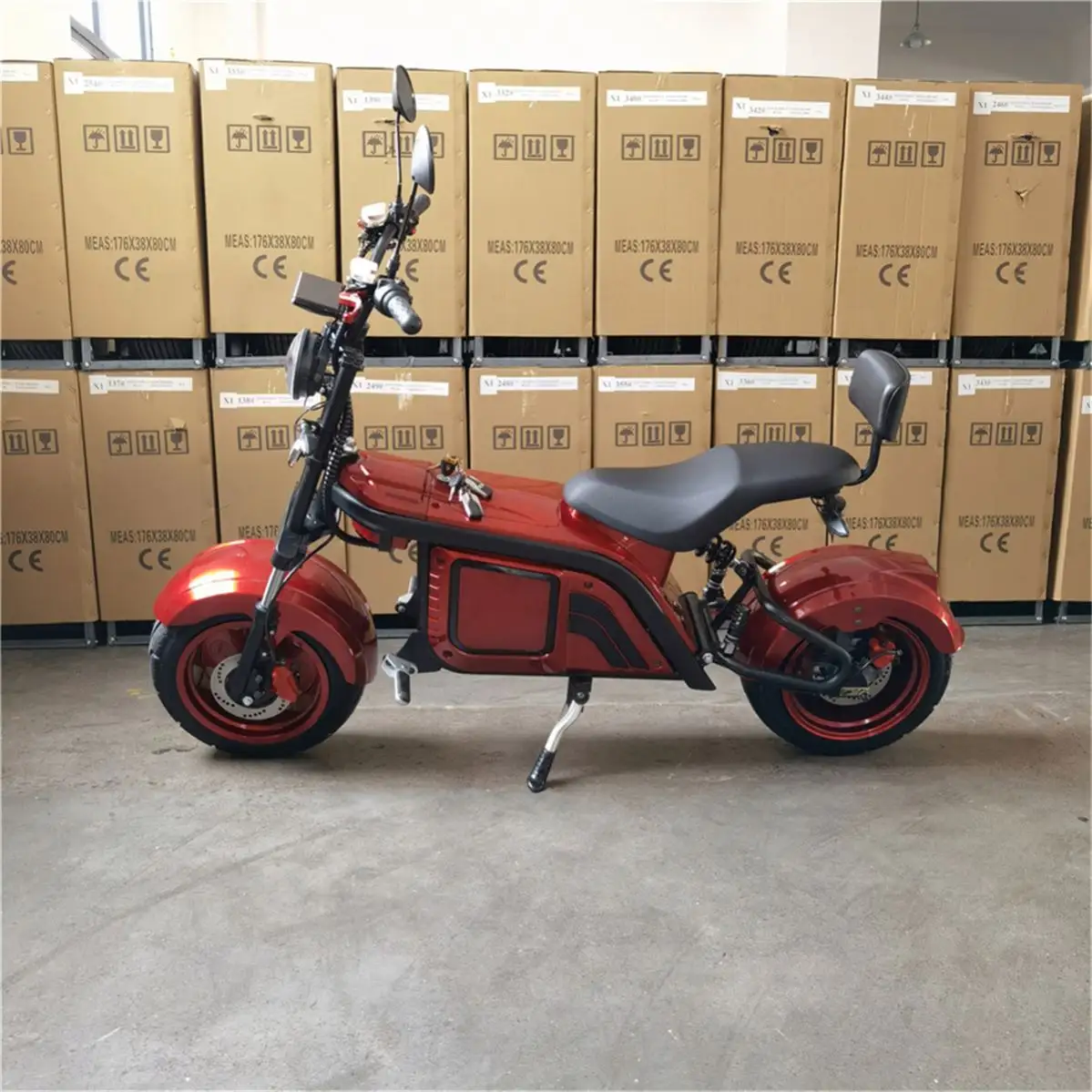 Scooter elétrico triciclo eec três rodas para passageiros 2000w para adultos idosos