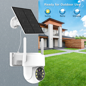 Everstar Cámara Inteligente Tuya 4MP Wifi Solar con Sensor PIR IP65 Aplicación Exterior Audio Bidireccional y Monitoreo de Voz - Product Image 1