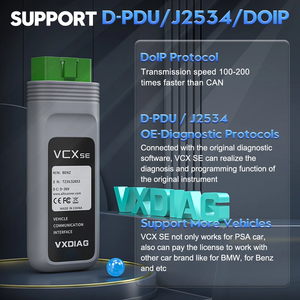 VXDIAG VCX SE 15-in-1-DoIP-Auto-OBD2-Scanner mit vollständigem System diagnose tool J2534 ECU-Programmier codierung für vollständige Marken