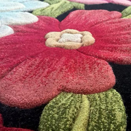 Handmade fine wool needlepoint carpet