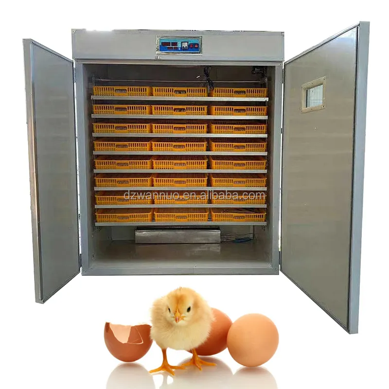 Hoàn toàn tự động 2000 trứng lồng ấp của trứng nở Máy trang trại gà trứng lồng ấp và ấp