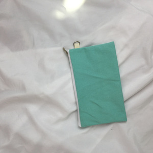 热销男女通用简约创意帆布零钱包多种颜色日常搭配钱包