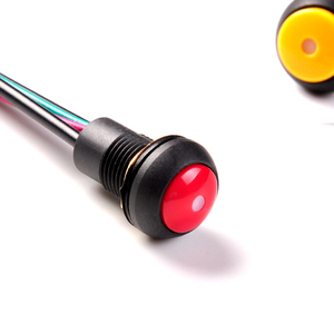 TOOWEI interruttore a pulsante IP67 impermeabile 12mm momentaneo interruttore a pulsante per auto da corsa - Product Image 6