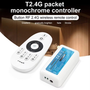DC12V-24V Monochrome Led <strong>Controller</strong> <strong>with</strong> Button RF 2.4G Touch Remote for Single Color Led Strips - Product Image 3