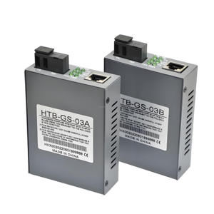 Oem 10/100m biodi ממיר סיבים אופטיים ג 'יגה בייט ethernet 10 ק "מ 20 ק" מ HTB-3100 ממיר מדיה סיבים