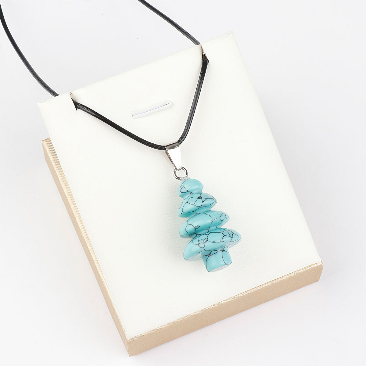 Bleu turquoise-avec corde