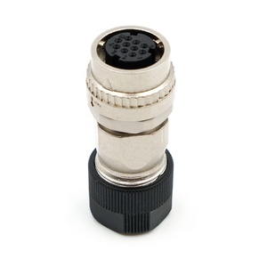 LECHUAN tek dokunuşla kilitleme tarzı küçük boyutlu CM10-SP10S-M D6 Metal düz yuvarlak dairesel konnektörler - Product Image 3