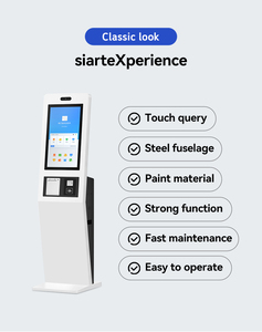 كشك استقبال شركة تفاعلية مخصصة للتعرف على الوجه Kiosk-43 بوصة محطة تحقيق ذاتي SDK لمواقف السيارات - Product Image 3