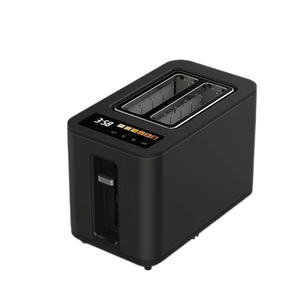 Elettrico commerciale 2 fette di cifra tostapane con LED da cucina Popup nero Smart Touch Screen pannello pane tostapane - Product Image 1