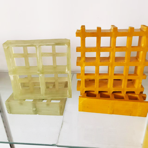 高强度防滑矩形凹面玻璃钢光栅洗车室走道定制切割加工可用 - Product Image 4