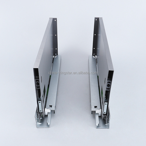 Deluxe Schubladen system 16mm Board Double Wall Slim <span class=keywords><strong>Drawer</strong></span> Slide Box für Küchen schrank - Product Image 5