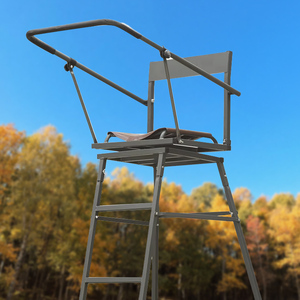 HOMFUL 7.5 'demir Tripod geyik standı kulesi dönen ve katlanabilir avcılık tırmanma ağacı standı kulesi - Product Image 3