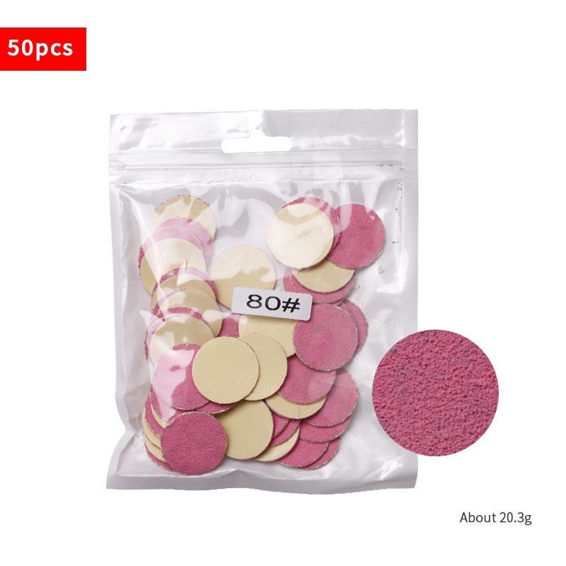 80#Disque de ponçage rose 25 mm