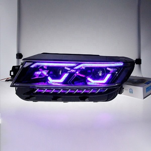 VOLKSWAGEN Passat için V6 B7 LED far yeni LED kafa ışık projektör Lens 2011-2015 yıl sıralı dönme sinyali - Product Image 6