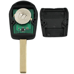 3 düğmeler eski EWS uzaktan kumandalı anahtar fob 315MHz veya 433MHz ile ID44 PCF7935 çip için BMW 7 serisi HU92 veya HU58 bıçak - Product Image 3