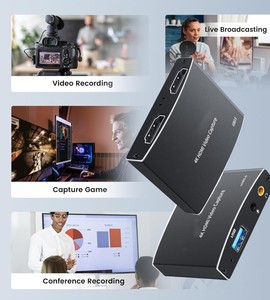 USB3.0 HDMI视频采集卡，带麦克风4K 2K HDMI环路，适用于PS4游戏音频视频直播 - Product Image 5