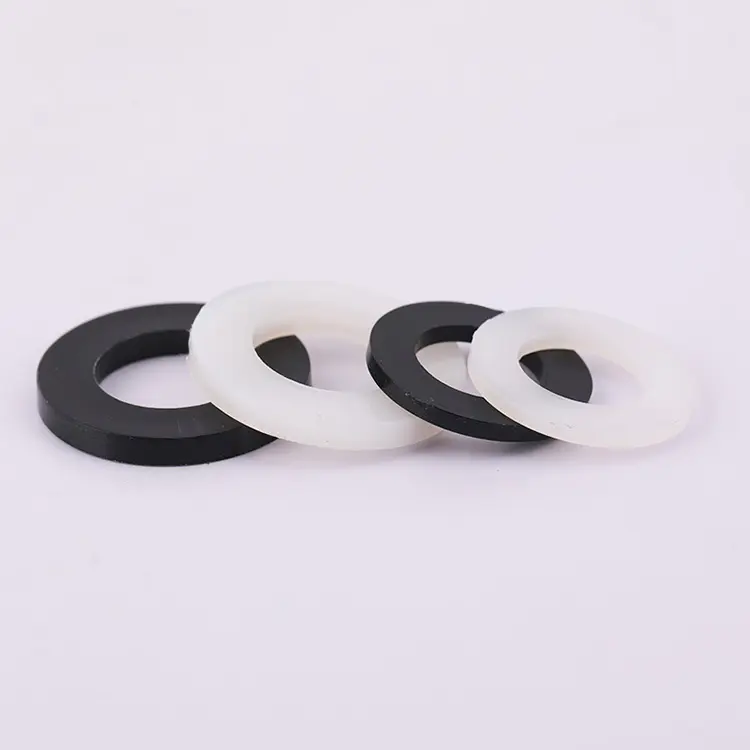 Din125 White Black 3/8 Nylon 6/6 Flat Washer Plastic Washer