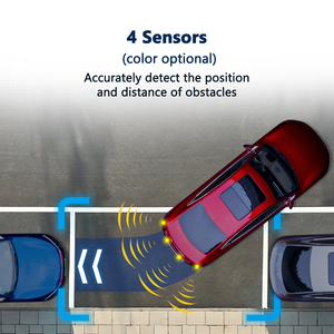 Bazit Auto Reverse Backup Radar Detector cámara de marcha atrás Sensor de aparcamiento de coche con 4 sensores - Product Image 6