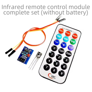 Set 3 pezzi modulo telecomando a infrarossi + ricevitore HX1838 + telecomando a infrarossi codificato NEC (senza batteria) - Product Image 2