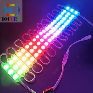 SMD5050 RGB Полноцветный 12 В светодиодные модули света 0,75 Вт цифровой RGB Светодиодный модуль 2811 IC Программируемый волшебный свет для букв каналов