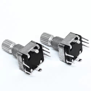 Samplemicroロータリーエンコーダ5V 20パルス20位置決め垂直回転エンコーダ押しボタン付き - Product Image 4