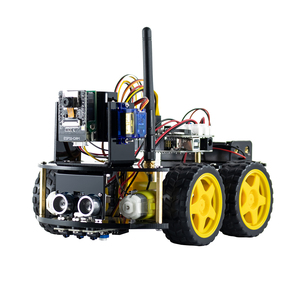 2023 Upgrade LAFVIN Smart 4WD Chaiss Smart Roboter Auto Kit DIY Bildung Roboter intelligentes Spielzeug Support App Control für Arduino