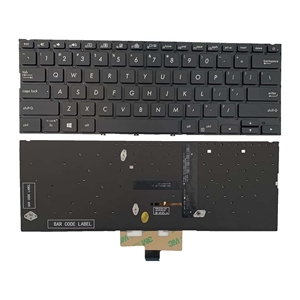 Laptop <strong>Keyboard</strong> for Zenbook 14 UX433 UX433FA UX433FN Deluxe14 Black US <strong>Notebook</strong> <strong>Keyboard</strong> <strong>with</strong> <strong>Backlight</strong> - Product Image 1