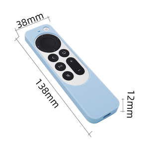 Protective Case for <strong>Apple</strong> <strong>TV</strong> 4K 2021 Remote Control Cover, Soft Silicone Anti-Slip Shockproof Sleeve - Product Image 6