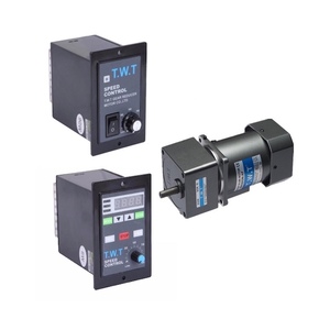 Forward Reverse <strong>Ac</strong> Electric 220v 230v <strong>Single</strong> <strong>Phase</strong> <strong>Motor</strong> and Speed Controller with Magnet <strong>Motor</strong> Controller 50w 500 <strong>Rpm</strong> - Product Image 1