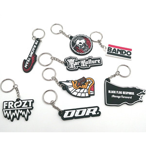 Portachiavi promozionale con Logo personalizzato morbido 2D 3D pvc portachiavi simpatico in gomma PVC Anime portachiavi - Product Image 5