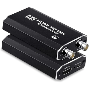工厂价格转换器4K HDMII至SDI转换器适配器1端口HDMI输入2端口SDI输出支持SDI/hd-sdi/3G-SDI