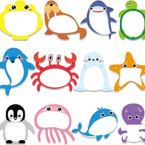 Bloc de notas con tema de animales de dibujos animados, autoadhesivo personalizado, Nota de mensaje, pegatina decorativa de forma Irregular - Product Image 2