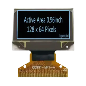 Piccolo 0.96 OLED 128x64 Display LCD rilevatore di radiazioni nucleari giallo/blu con moduli di carta elettronica di tipo PMOLED - Product Image 2