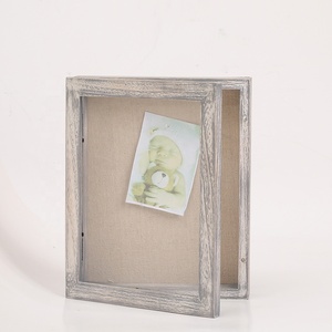 8x10&quot; Rustic Shadow Box Display case 3d Rustic Wood Picture <strong>Frame</strong> - Product Image 5
