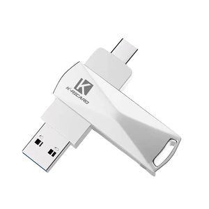 2025旋转摆动带360 ° 旋转OTG金属微型USB接口USB 3.0 Type-C闪存驱动器，尺寸为32gb 64gb 128GB
