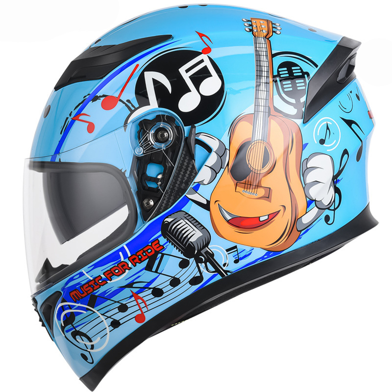Guitare bleu