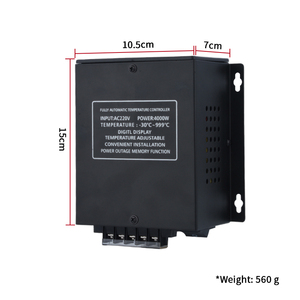 Controlador de temperatura digital automático de 4000W, Incubadora automática multifuncional, caja de control de temperatura inteligente - Product Image 2