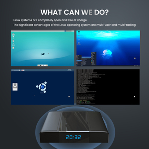 Sistema Linux profesional X96 Amlogic S905X3 Linux 5,15 Ubuntu20.04 Quad Core 1000M Set-Top Box