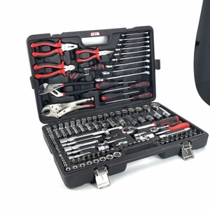 新製品131個セキュリティ家庭用自動レンチソケットメカニカルメタルハンドツールセットボックス