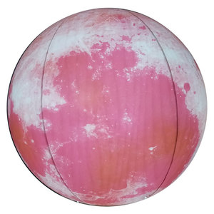 Inflatable PVC bóng 10-12ft không thấm nước cho lễ hội trung tâm mua sắm các hoạt động ngoài trời Luminous lift-off mặt trăng hành tinh mô hình không khí - Product Image 4