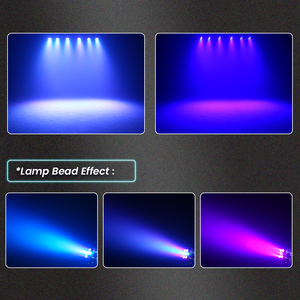 Renkli 7*3W RGB 3in1 disko aydınlatma LED Par Can sahne ışıkları DMX Dj parti Par ışık - Product Image 4