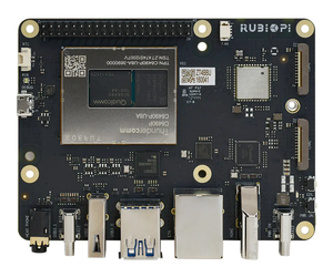 RUBIK Pi 3 es compatible con Android / Linux / LU / USB tipo A conector de cabecera de 40 pines conector M.2 M-key Micro USB y RTC Raspberry Pi