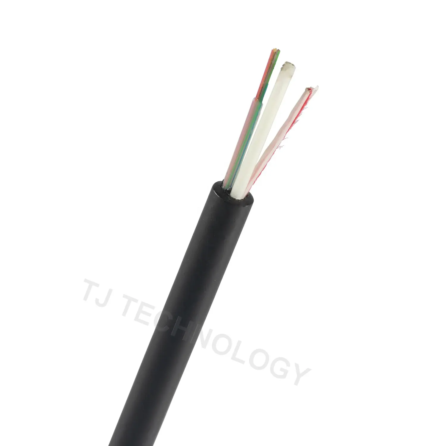 Câble fibre optique monomode ASU mini adss tout diélectrique 6 cœurs 12 cœurs/24 cœurs, vente directe en usine