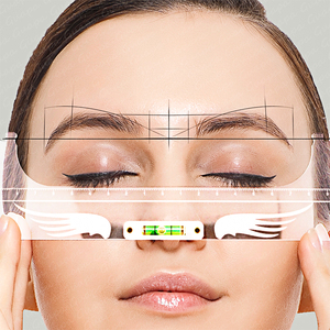 Nuevo kit profesional de regla de mapeo de cuentas horizontales para cejas, herramientas de cadena de mapeo de marca de línea para ayudar al artista a crear cejas simétricas - Product Image 2