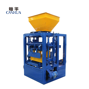Construction Machinery Equipment QT4-24 Semi <strong>Automatic</strong> Concrete Paver <strong>Block</strong> Making <strong>Machine</strong> Brick Making Machinery - Product Image 4
